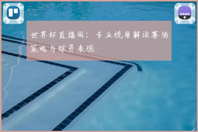 世界杯直播间:专业视角解读赛场策略与球员表现