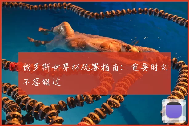 俄罗斯世界杯观赛指南:重要时刻不容错过